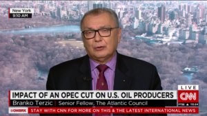 Oil trades higher on OPEC speculation | CNN Business | Branko Terzic Senior Fellow, The Atlantic Council