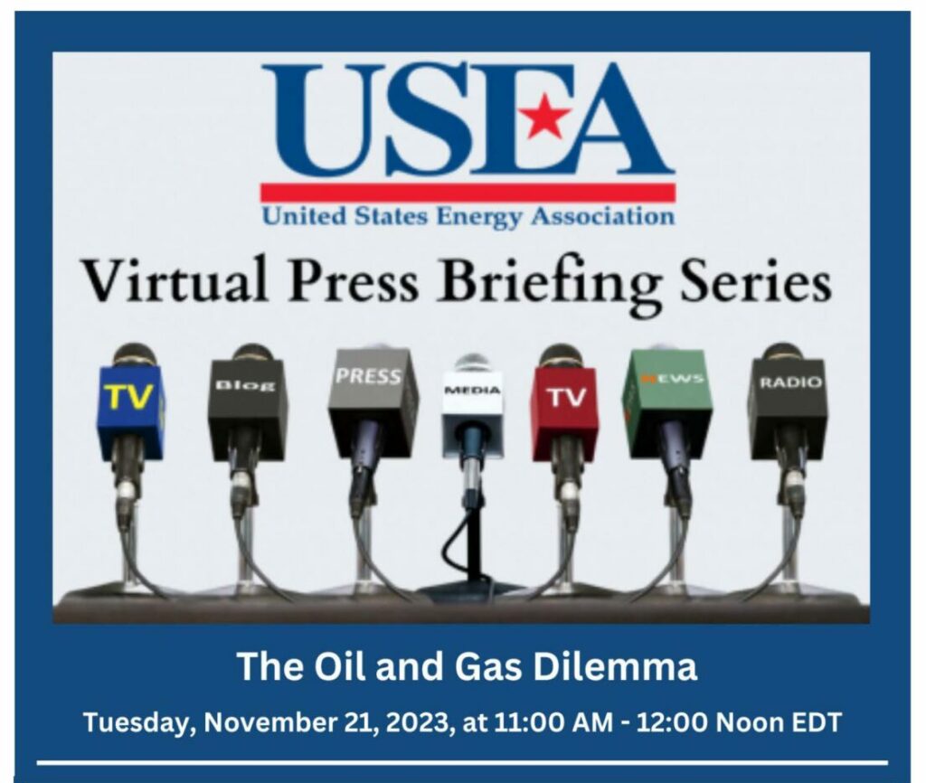 USEA Virtual Press Briefing: The Oil and Gas Dilemma