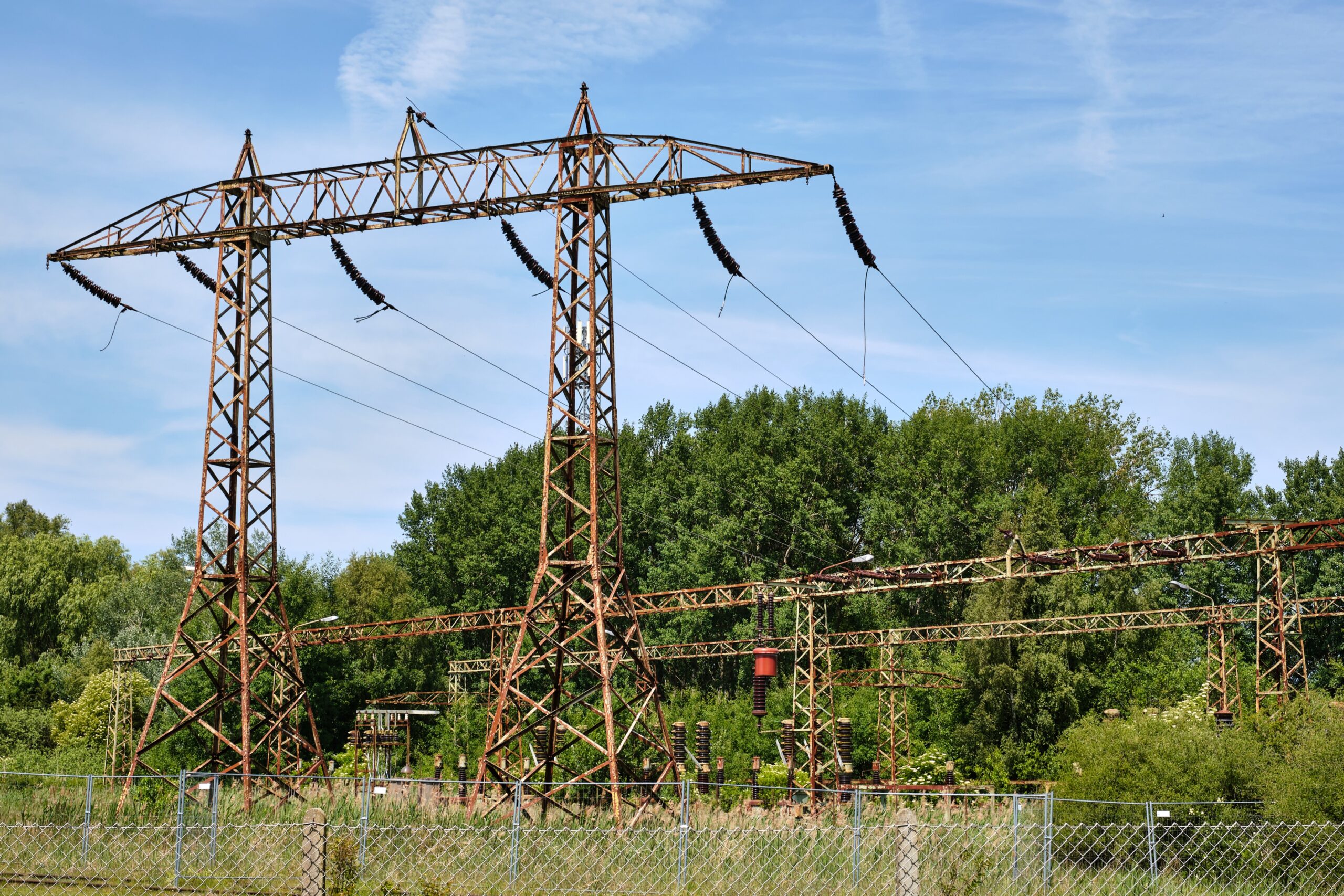 Old power lines